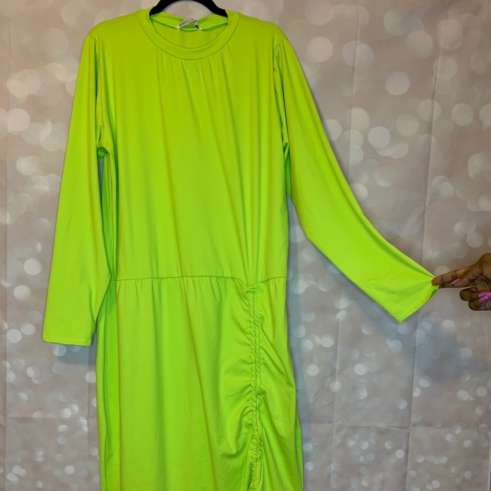 Green Scruchy Dress